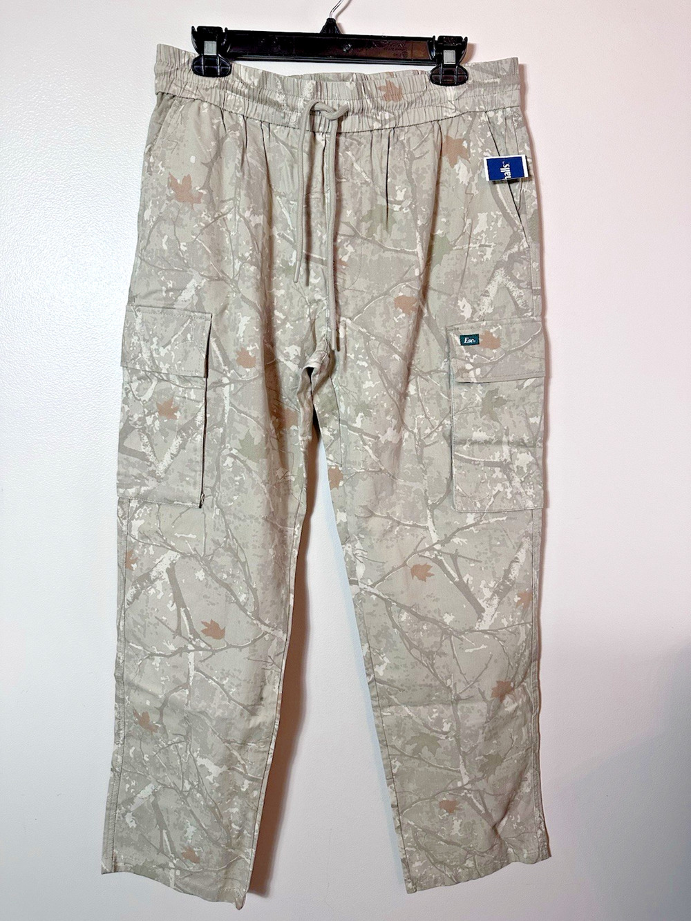 Men Esc Pants Size Small Tan Camo Baggy Utility Hunter Gorpcore NWT‎